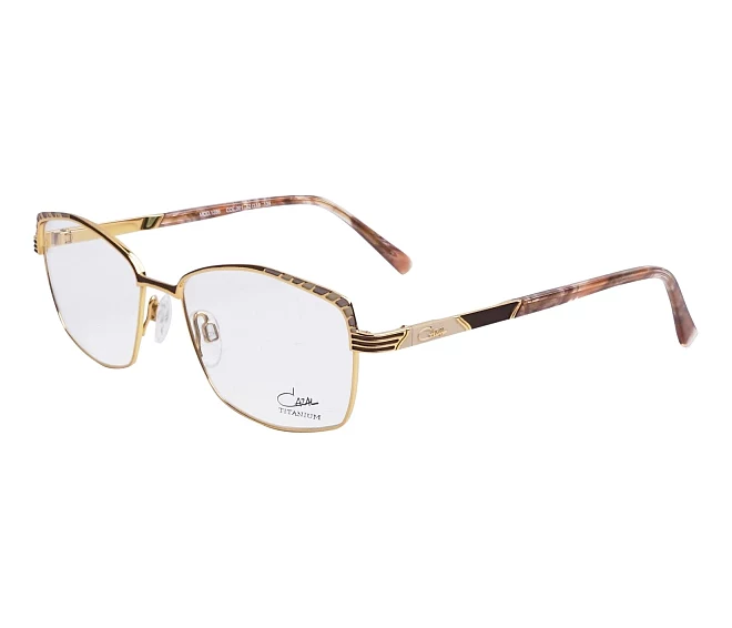 Cazal eyeglasses 1286 001 52 16 GoldBrown