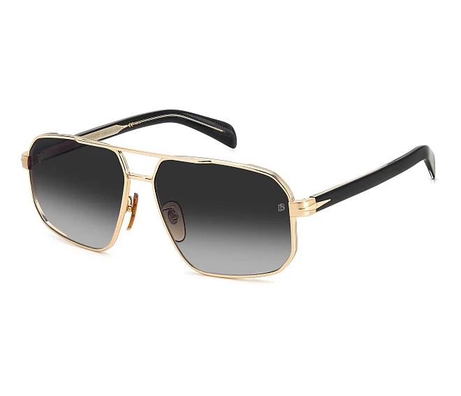 David Beckham sunglasses DB-7102-S RHL/9O 61 14 GoldBlack