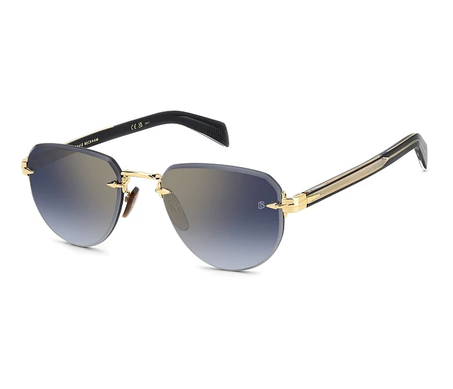 David Beckham sunglasses DB-7144-S RHL/1V 55 20 GoldBlack