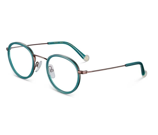 Etnia Barcelona eyeglasses PUZZLE BZGR 43 22 Gold CopperGreen