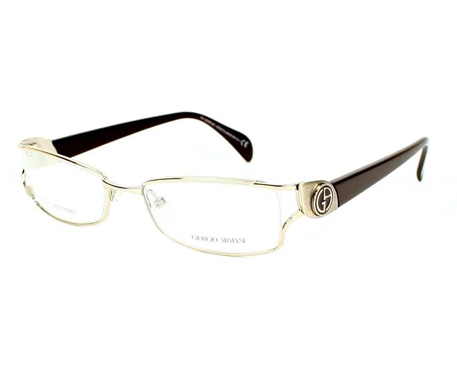 Giorgio Armani eyeglasses GA-741 SAP 50 17 GoldBrown