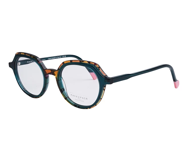 Face a Face eyeglasses QUARTZ-1 6435 48 20 GreenBrown