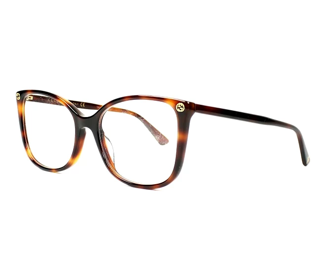 Gucci eyeglasses GG-0026-O 002 53 17 Havana