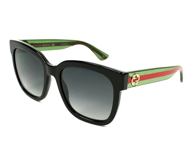 Gucci sunglasses GG-0034-S-N 002 54 22 BlackGreen