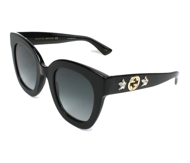 Gucci sunglasses GG-0208-S 001 49 25 Black