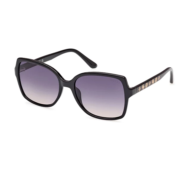 Guess sunglasses GU00100-S 01B 55 17 BlackRose gold