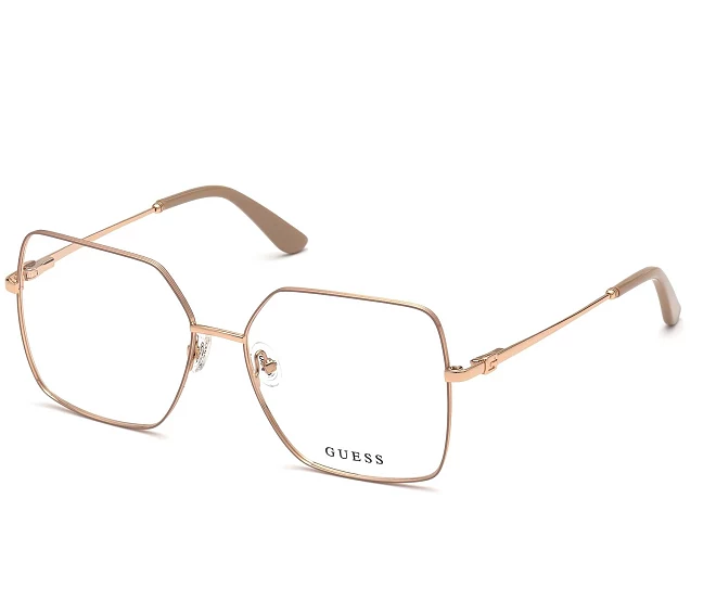 Guess eyeglasses GU-2824 059 57 16 Rose gold