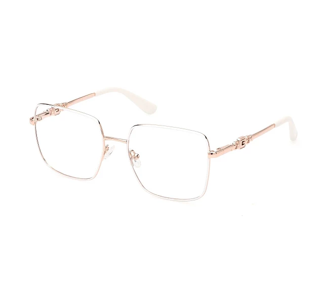 Guess eyeglasses GU2953V 024 53 17 WhiteRose gold