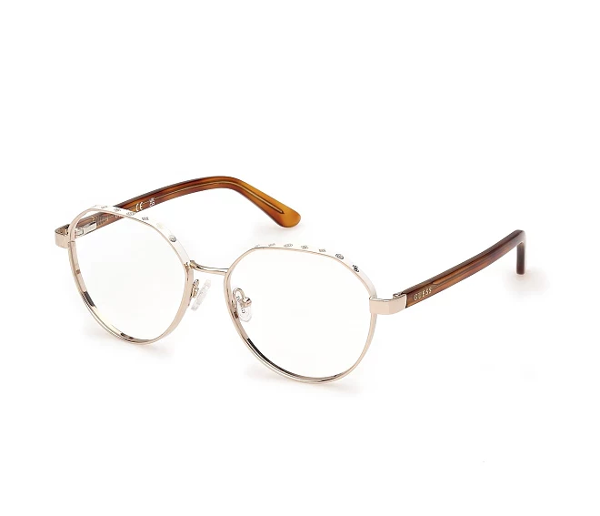 Guess eyeglasses GU-50124 032 53 16 GoldBrown