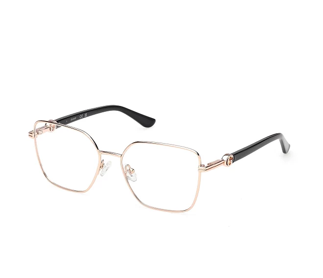 Guess eyeglasses GU50313V 028 53 16 Rose goldBlack