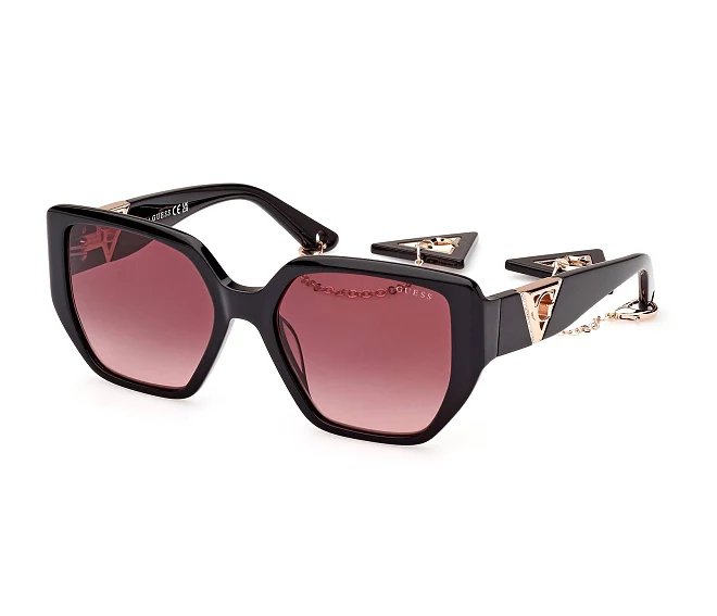 Guess sunglasses GU7892-S 01T 55 18 BlackRose gold