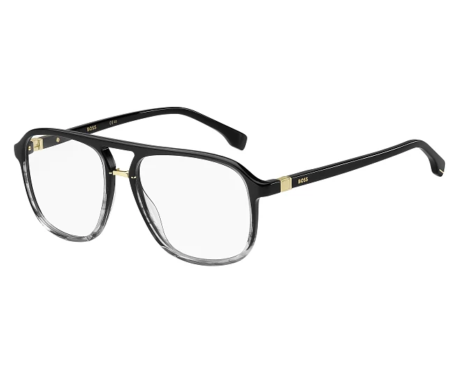 Hugo Boss eyeglasses BOSS-1438 37N 56 16 Horn Black