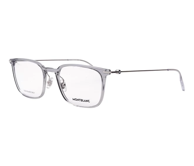 Mont Blanc eyeglasses MB-0100-O 002 52 21 CrystalSilver