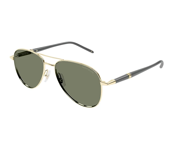 Mont Blanc sunglasses MB0345S 004 57 16 Gold