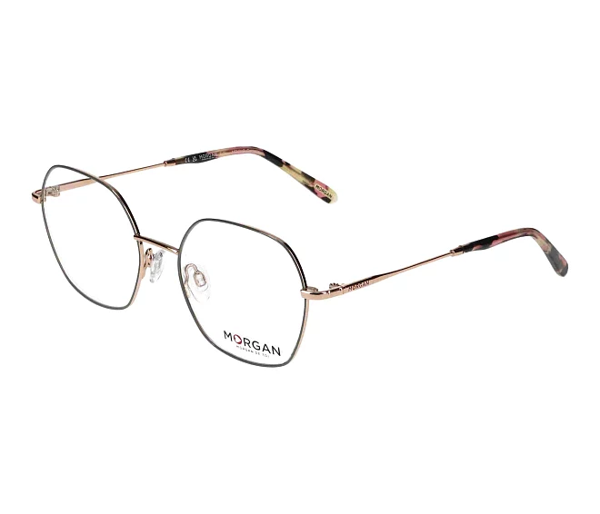 Morgan eyeglasses 203243 4100 51 18 GreenRose gold