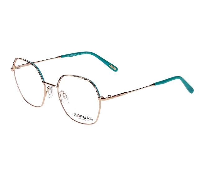 Morgan eyeglasses 203246 9500 51 18 Rose goldTurquoise