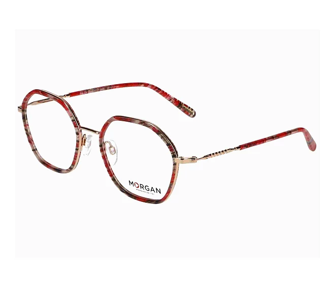 Morgan eyeglasses 203253 5251 52 18 RedRose gold