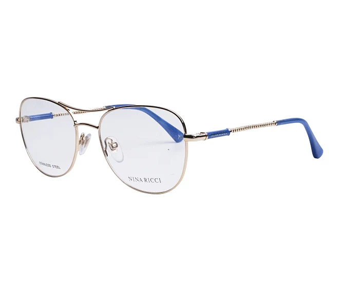 Nina Ricci eyeglasses VNR-244 08H2 53 17 GoldBlue