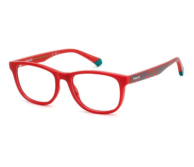 Polaroid eyeglasses PLD-D832 C9A 47 15 Red