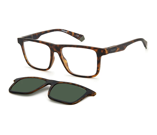 Polaroid eyeglasses PLD-2131-CS N9P/UC 55 16 Havana