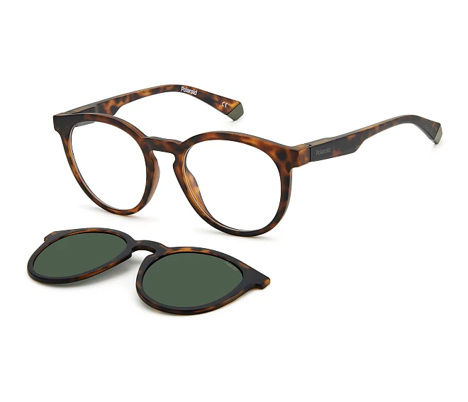 Polaroid eyeglasses PLD-2132-CS N9P/UC 49 19 Havana