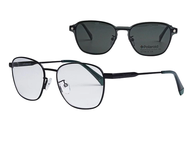 Polaroid eyeglasses PLD-6119-S 7ZJ 53 17 BlackGreen