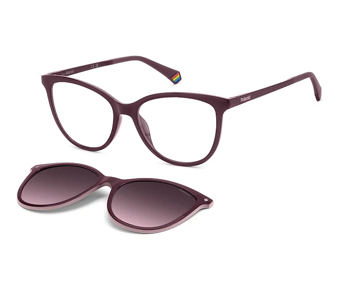 Polaroid eyeglasses PLD-6138-CS 0T7/XW 53 16 Plum