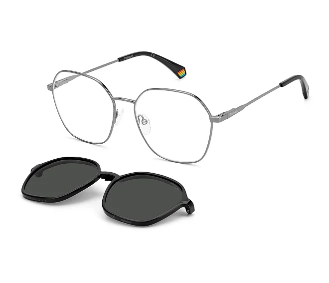 Polaroid eyeglasses PLD-6183-CS V81/M9 56 17 GunBlack