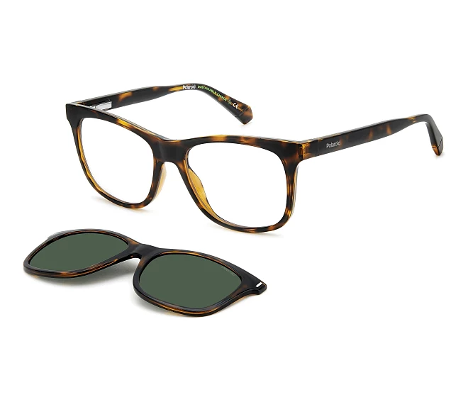 Polaroid eyeglasses PLD-6202-CS 086/UC 53 17 Havana