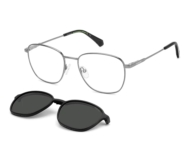 Polaroid eyeglasses PLD-6205-CS V81/M9 55 18 GunBlack