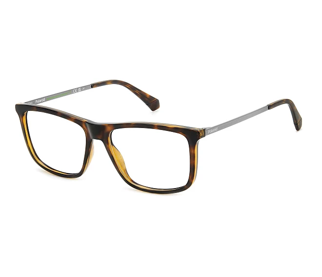 Polaroid eyeglasses PLD-D497 086 55 16 Havana