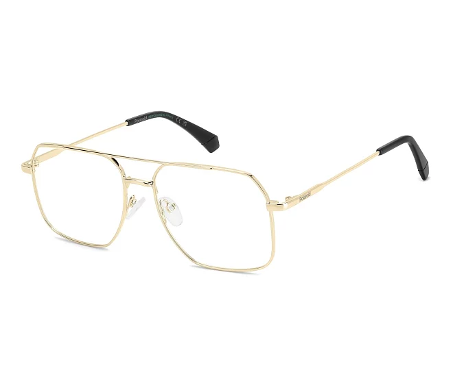 Polaroid eyeglasses PLD-D554 J5G 55 16 Gold