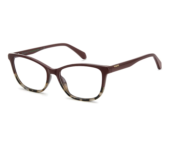 Polaroid eyeglasses PLD-D597 YDC 55 16 BurgundyHavana