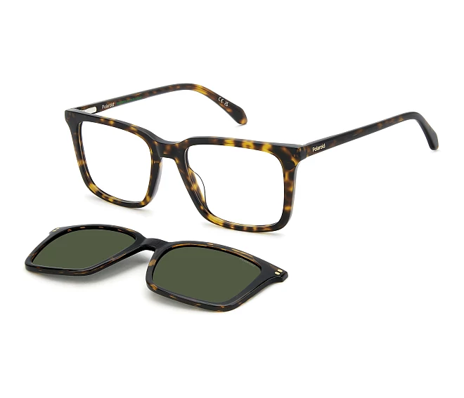 Polaroid eyeglasses PLD-D604-C 086/UC 53 19 Havana