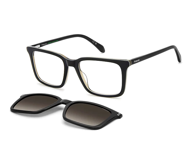 Polaroid eyeglasses PLD-D604-C 0WM/LA 53 19 BlackBeige