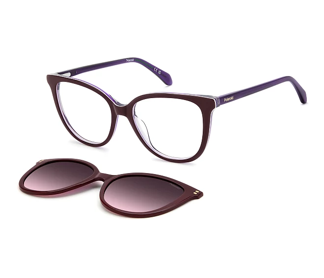 Polaroid eyeglasses PLD-D605-C B3V/XW 54 17 Purple