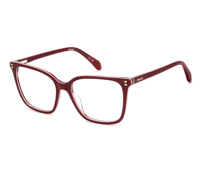 Polaroid eyeglasses PLD-D606 C9A 53 16 Red