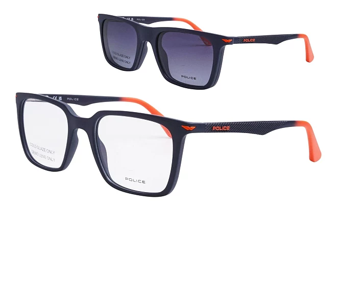 Police eyeglasses UK136 C03P 50 18 BlueOrange