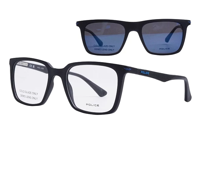 Police eyeglasses UK136 U28P 50 18 Black