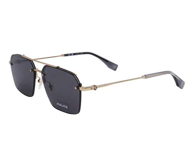 Police sunglasses SPLQ90 08FE 59 15 Gold