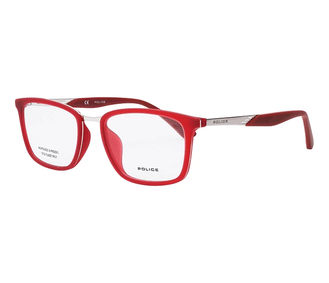 Police eyeglasses VK063 7CSM 49 18 RedSilver