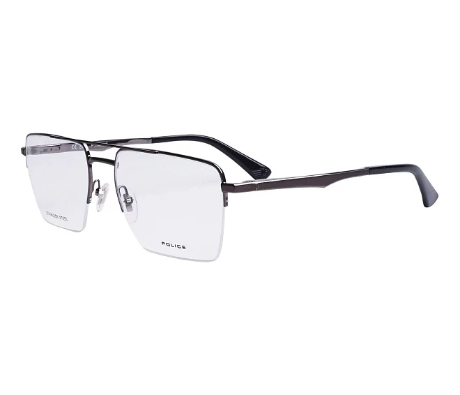 Police eyeglasses VPLG71 0509 55 18 GunBlack
