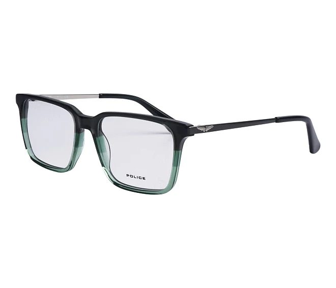 Police eyeglasses VK142 0Z48 50 16 GreenAluminium