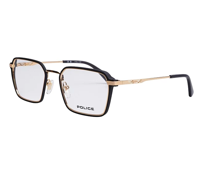 Police eyeglasses VPLQ71 0300 52 20 BlackGold