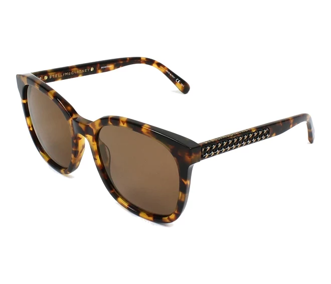 Stella McCartney sunglasses SC-0096-S 004 55 19 HavanaGold