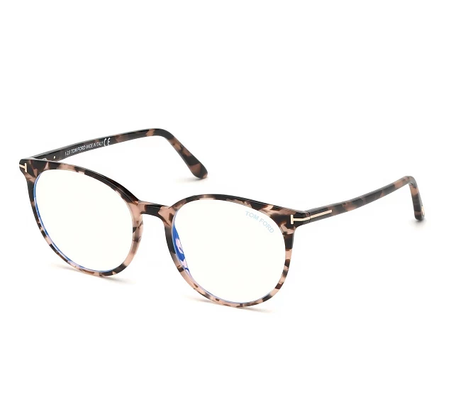 Tom Ford eyeglasses FT-5575-B 054 51 18 Havana Nude