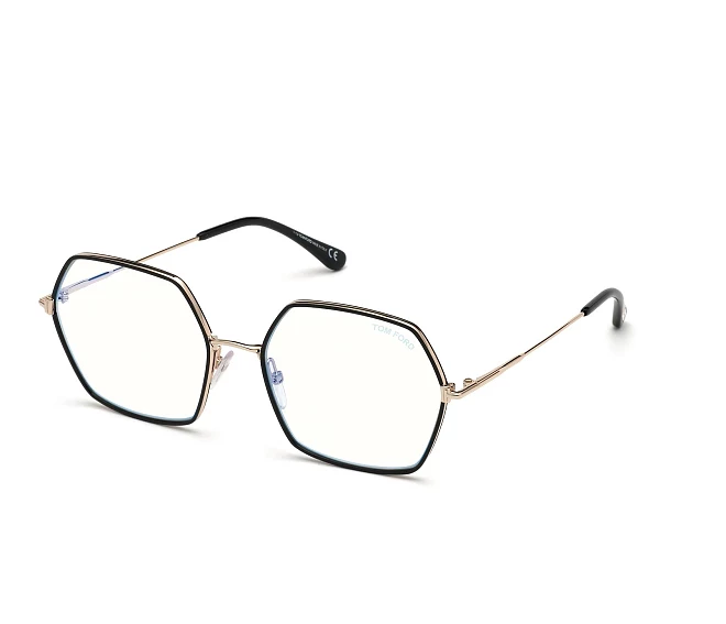 Tom Ford eyeglasses FT-5615-B-V 001 55 18 BlackGold