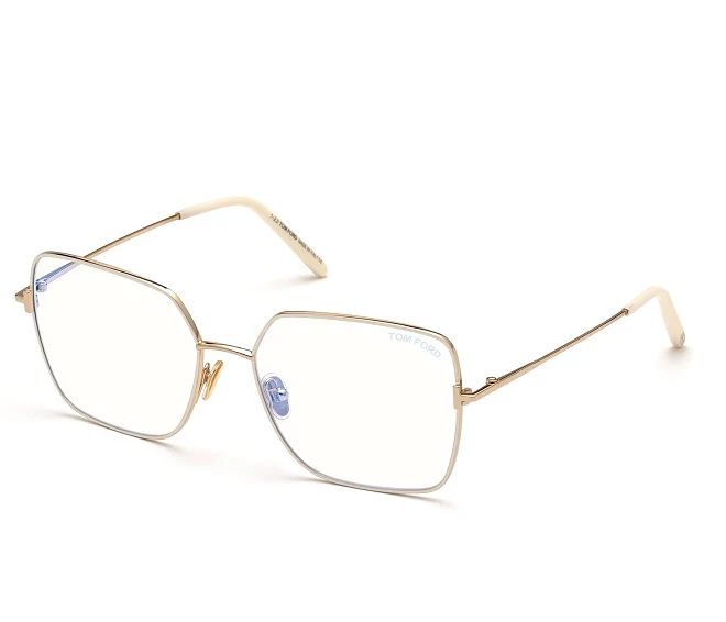 Tom Ford eyeglasses FT5739-BV 025 57 16 GoldCream