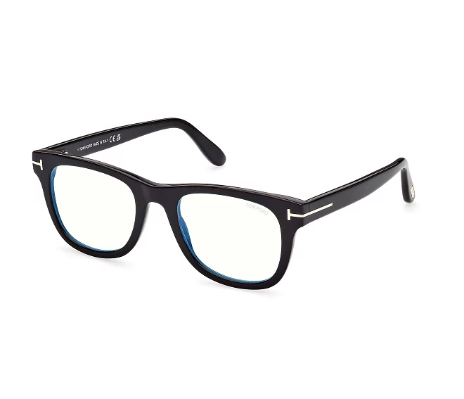 Tom Ford eyeglasses FT5820-B 001 50 20 GoldSteel