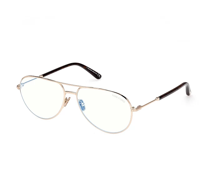 Tom Ford eyeglasses FT5829-B 028 57 14 GoldHavana